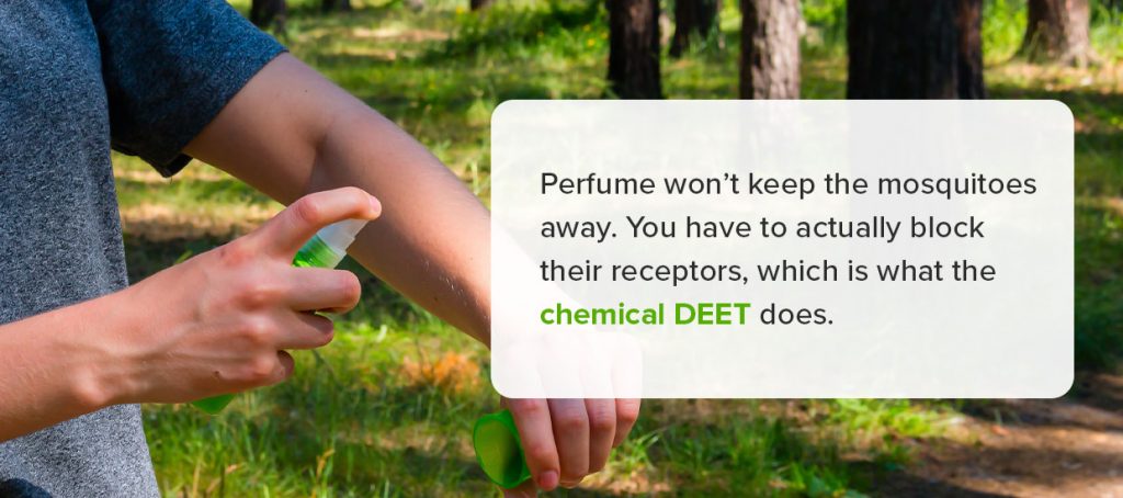 perfume wont keep mosquitoes away